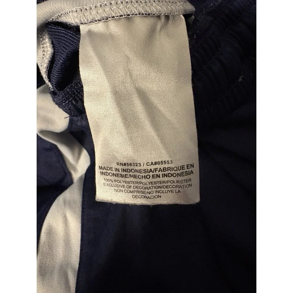 Nike Team Track Pants Men's Size XL Blue Ankle Zippers 598444-420